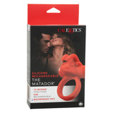 Silicone The Matador Red Waterproof Couples Enhancer Ring with 12 Intense Functions and Charging > Cock Ring > Vibrating - Tophatter Daily Deals