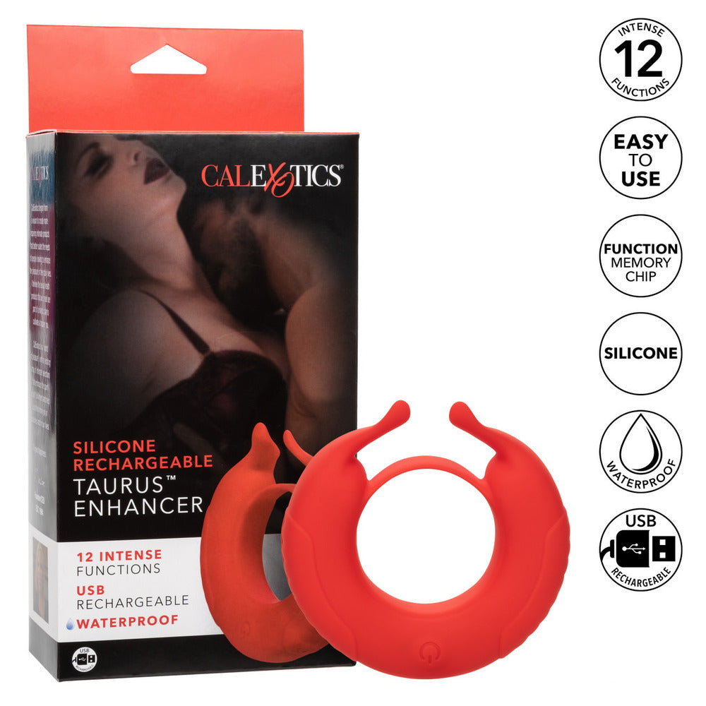 Taurus Enhancer Couples Vibrating Silicone Cock Ring > Sex Toys > Couples Toys - Tophatter Daily Deals