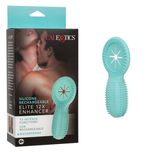 Elite 12X Enhancer – Rechargeable Vibrating Cock Ring with 12 Vibration Settings > Cock Ring > Vibrating - Tophatter Daily Deals