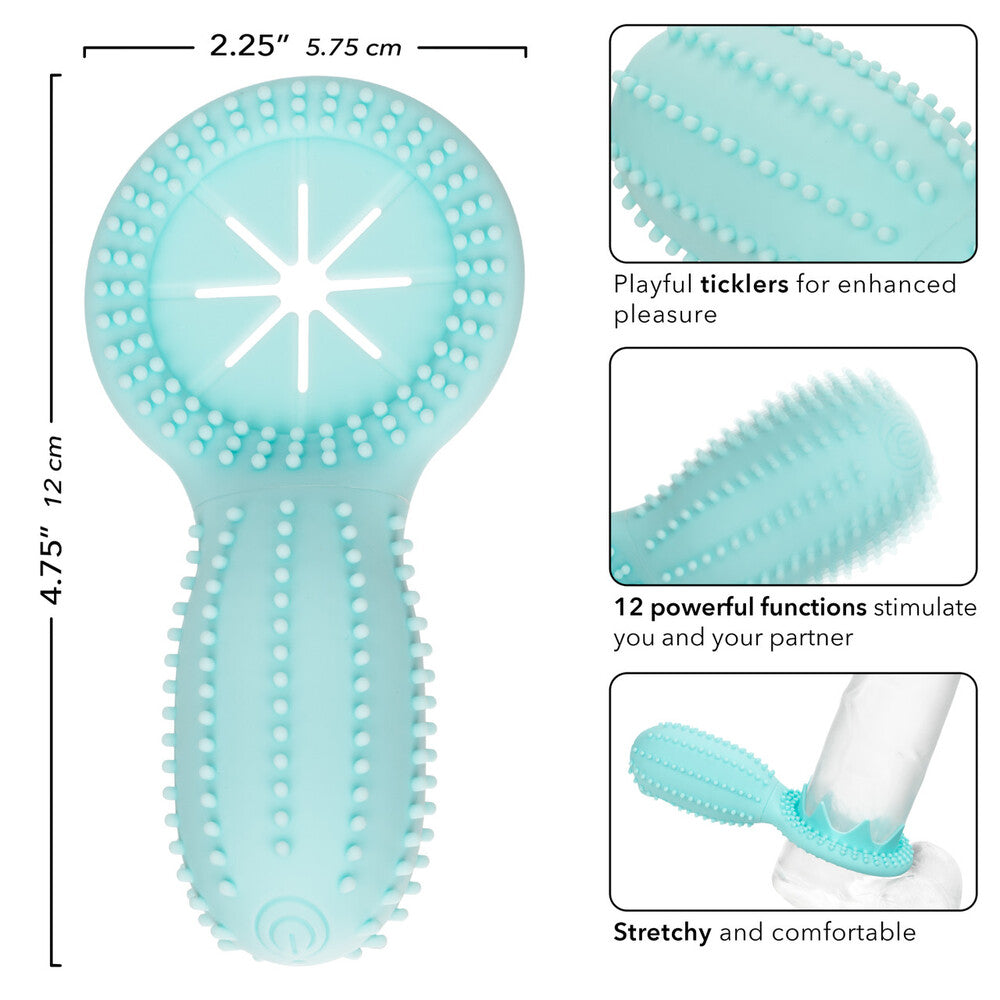 Elite 12X Enhancer – Rechargeable Vibrating Cock Ring with 12 Vibration Settings > Cock Ring > Vibrating - Tophatter Daily Deals