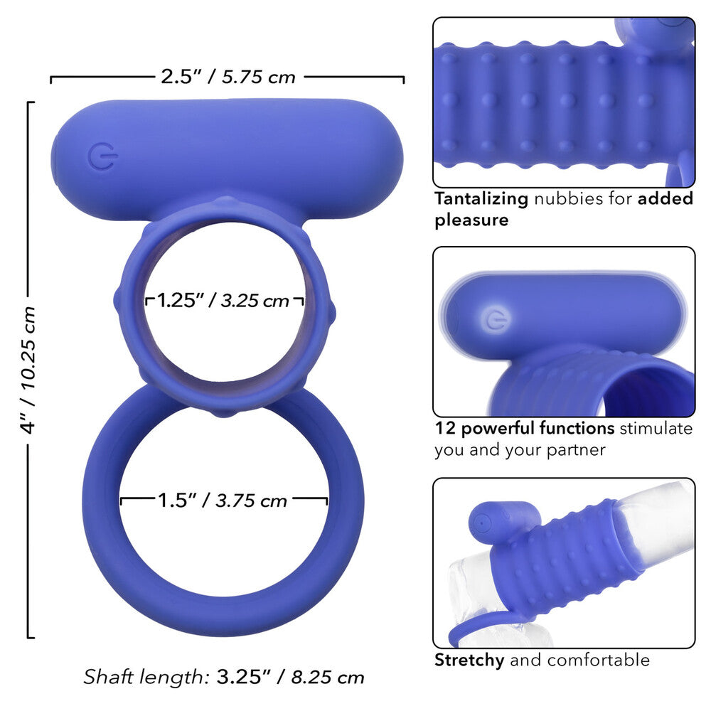 Endless Desires Enhancer – Ribbed Vibrating Cock Sleeve > Sex Toys For Men > Penis Sleeves - Tophatter Daily Deals