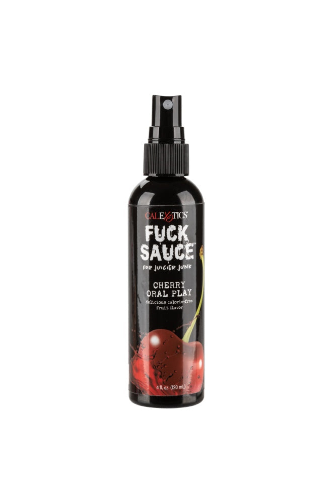 Cal Exotics - Fuck Sauce Flavored Oral Play Lubricant - 4oz - Assorted Flavors Cherry Liquid - Tophatter Daily Deals