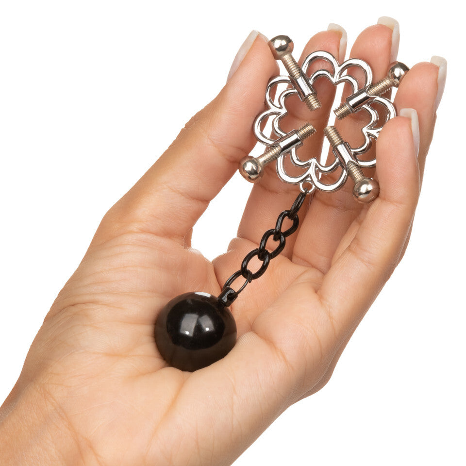 Nipple Grips 4 Point Weighted Nipple Press – 43.5g Nipple Clamp > Sex Toys > Nipple Clamps - Tophatter Daily Deals
