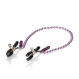 Nipple Play Purple Chain Nipple Clamps Nipple Clamps - Tophatter Daily Deals