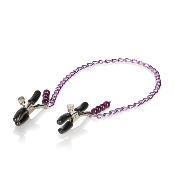 Nipple Play Purple Chain Nipple Clamps Nipple Clamps - Tophatter Daily Deals