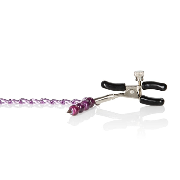 Nipple Play Purple Chain Nipple Clamps Nipple Clamps - Tophatter Daily Deals