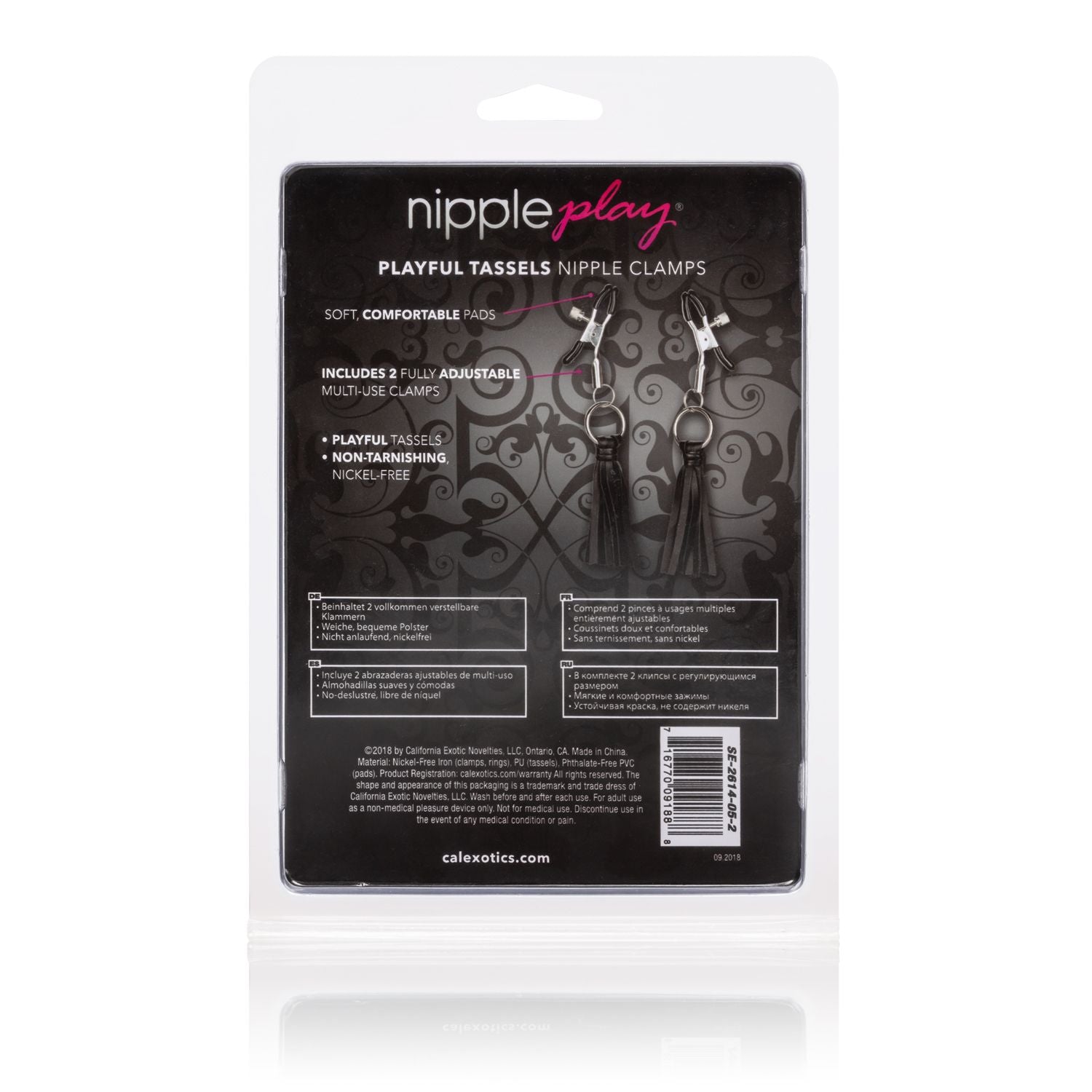 Nipple Play Playful Tassels Nipple Clamps Nipple Clamps - Tophatter Daily Deals