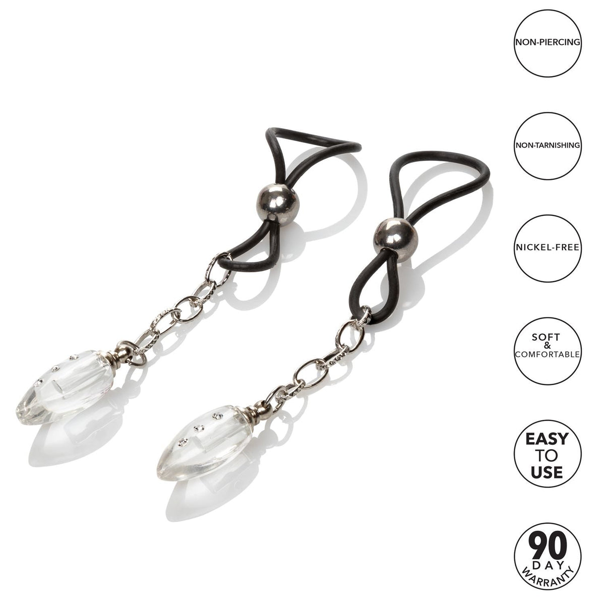 Nipple Play Non-Piercing Nipple Jewelry Teardrop Body Jewelry - Tophatter Daily Deals