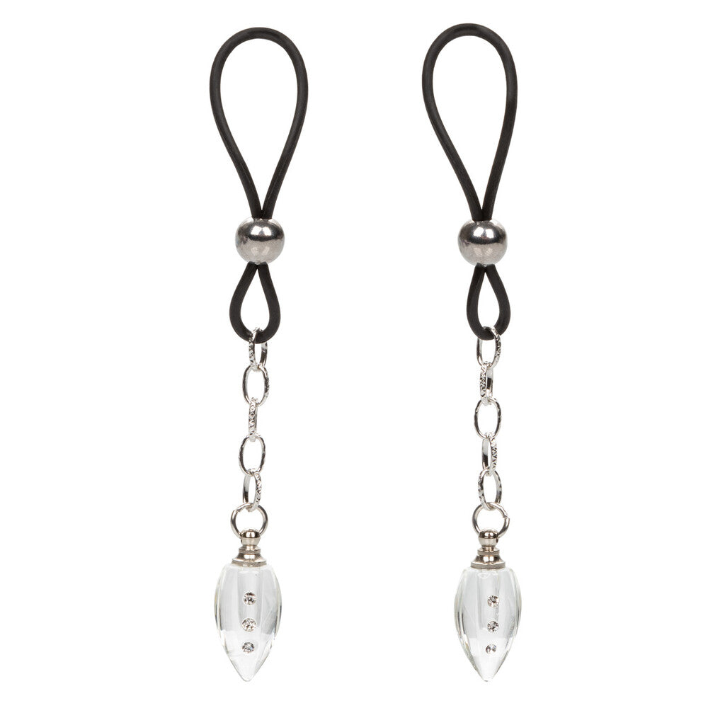 Nipple Play Non-Piercing Crystal Teardrop Adjustable Nipple Jewellery > Sex Toys > Nipple Clips - Tophatter Daily Deals