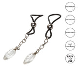Nipple Play Non-Piercing Crystal Teardrop Adjustable Nipple Jewellery > Sex Toys > Nipple Clips - Tophatter Daily Deals