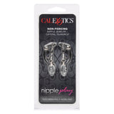 Nipple Play Non-Piercing Crystal Teardrop Adjustable Nipple Jewellery > Sex Toys > Nipple Clips - Tophatter Daily Deals