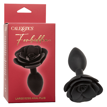 Forbidden Large Rose Anal Plug – Body-Safe Silicone Large Butt Plug > Anal Range > Butt Plugs - Tophatter Daily Deals