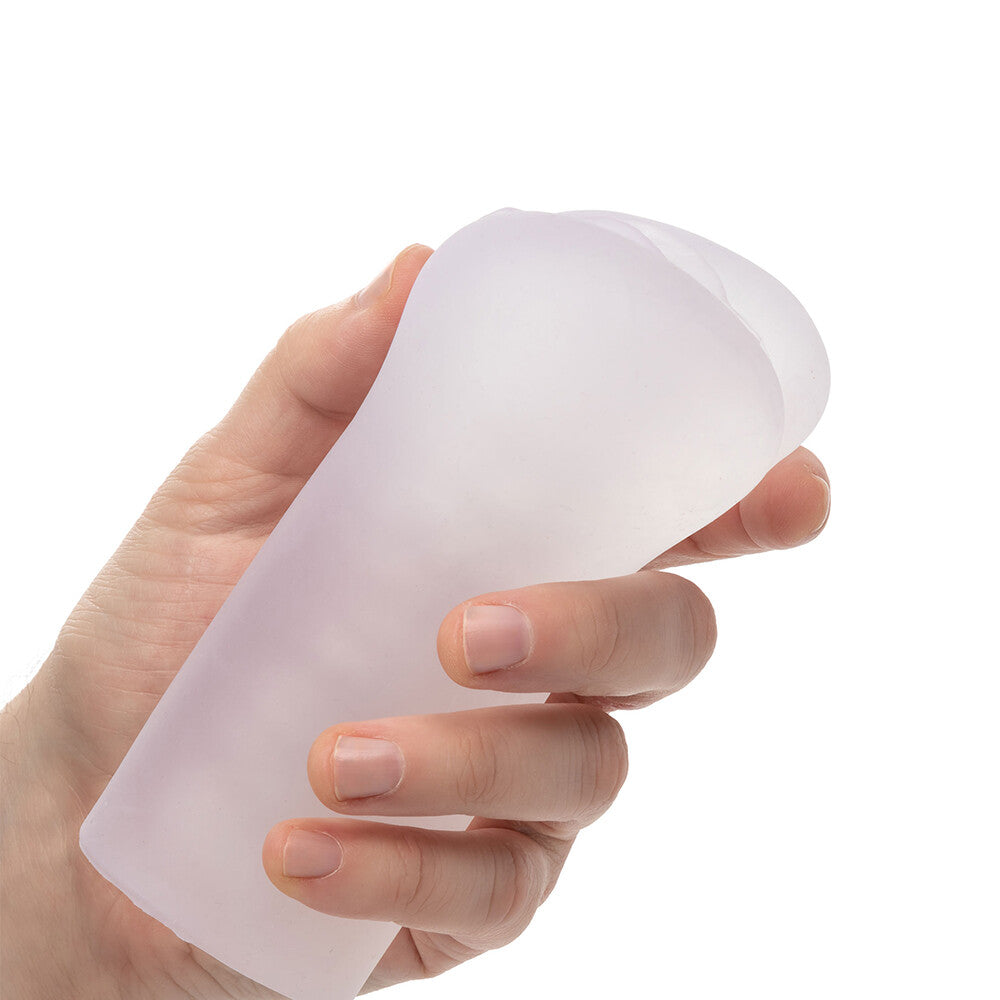 Boundless Vulva Masturbator – Soft Life-Like Clear Masturbator Sleeve > Sex Toys For Men > Masturbators > Manual - Tophatter Daily Deals