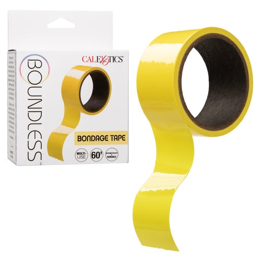 Boundless Bondage Tape Yellow 60 Feet Stretchy Durable Reusable Restraint Tape > Bondage Gear > Tape - Tophatter Daily Deals