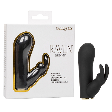 Raven Bunny – Compact Mini Dual Massager Vibrator > Vibrators > Ladies > Rabbit - Tophatter Daily Deals