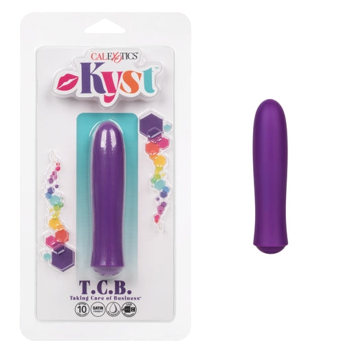 Kyst T.C.B. Taking Care of Business Mini Massager Purple 4-Inch Satin Finish > Vibrators > Mini Vibrators - Tophatter Daily Deals