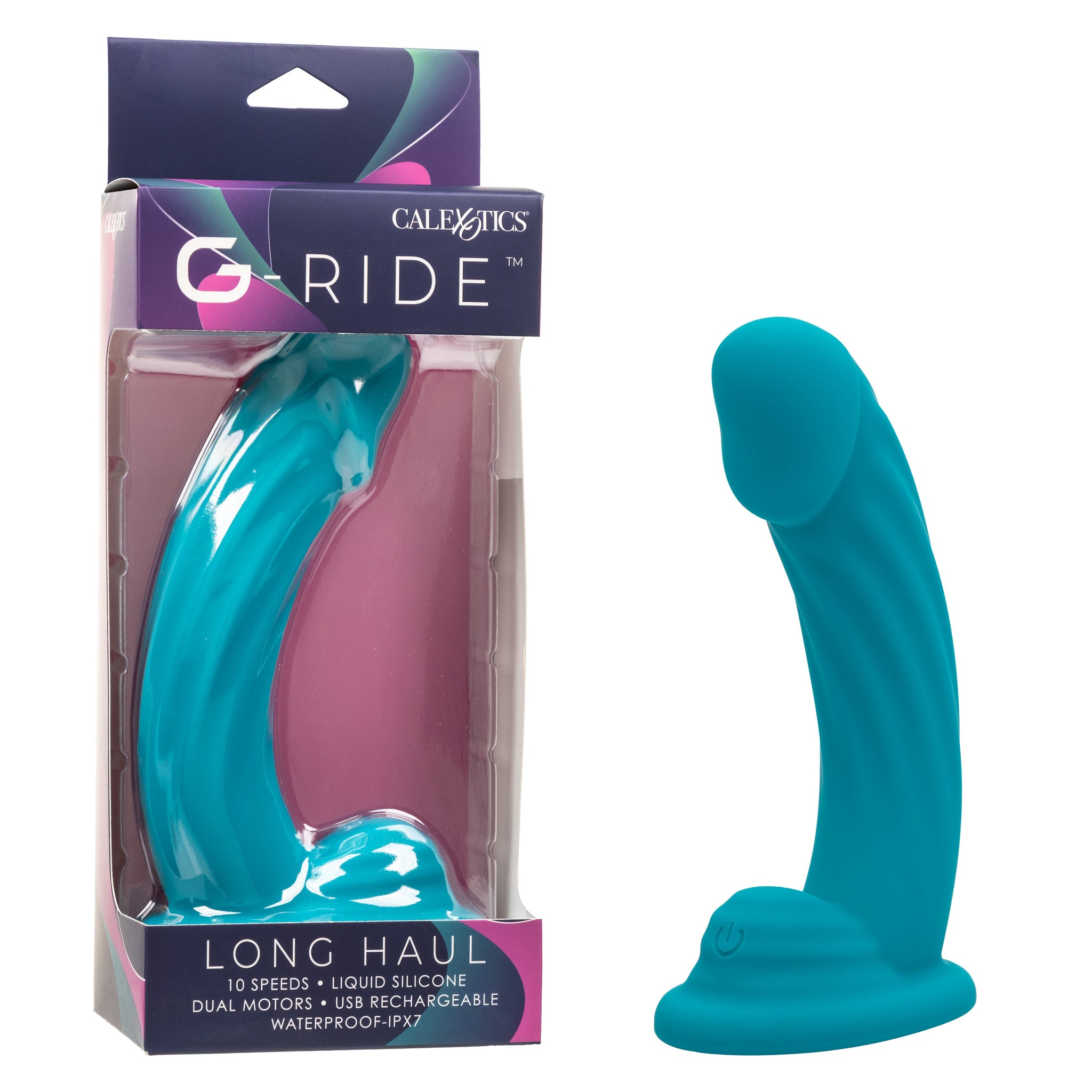 G-Ride Long Haul (Blue) – Curved Vibrator with Ridges and Bulbous Teaser > Vibrators > Standard Vibrators - Tophatter Daily Deals