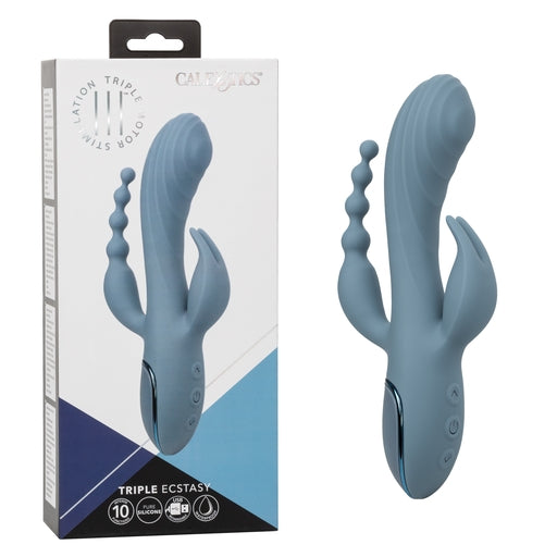 Triple Motor Vibrator Massager With Beaded Tail > Vibrators > Ladies > Rabbit Multi - Tophatter Daily Deals