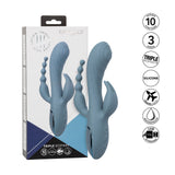 Triple Motor Vibrator Massager With Beaded Tail > Vibrators > Ladies > Rabbit Multi - Tophatter Daily Deals