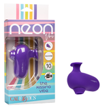 Neon Vibes The Kissing Vibe Purple Silicone Handheld Massager with 10 Functions and Rechargeable > Vibrators > Finger Vibrators - Tophatter Daily Deals