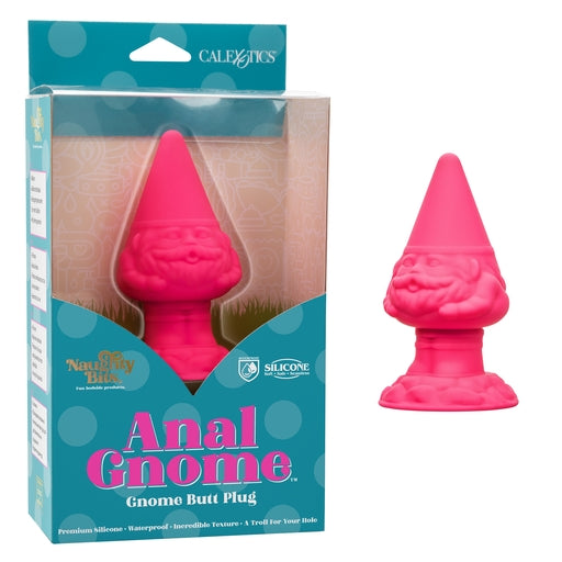 Naughty Bits Anal Gnome Gnome Butt Plug in Pink Silicone, 2 Inch Diameter > Anal Range > Butt Plugs - Tophatter Daily Deals