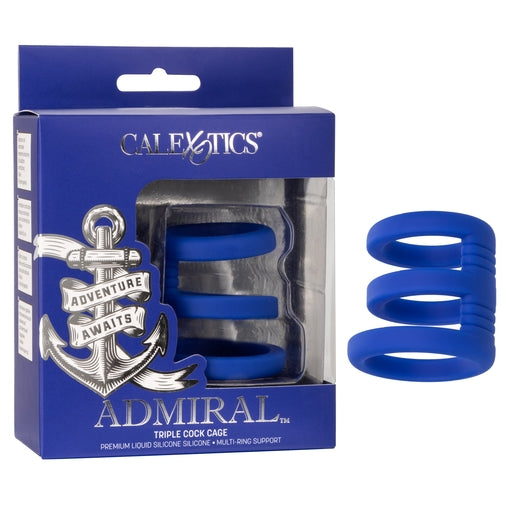 Admiral Triple Cock Cage – Snug Enhancer Cock Cage > Bondage Gear > Male Chastity - Tophatter Daily Deals