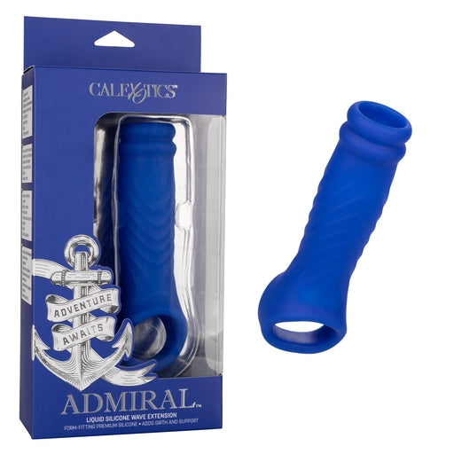 Admiral Wave Extension – Silicone Sleeve Extension > Sex Toys For Men > Penis Sleeves - Tophatter Daily Deals