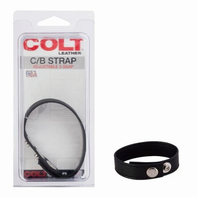 Colt Adjustable 3-Snap Leather Strap – High Quality Leather Strap > Clothes > Mens Leather - Tophatter Daily Deals