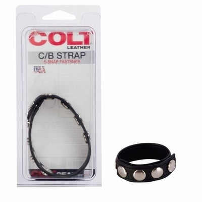 Colt Adjustable 5 Snap Leather Strap – Leather Strap > Clothes > Mens Leather - Tophatter Daily Deals