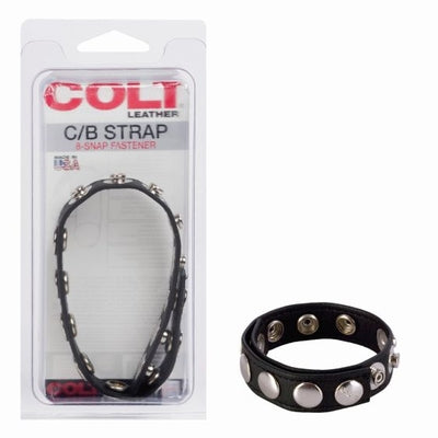 Colt 8 Snap Fastener Leather Strap – Luxury Leather Bondage Strap > Clothes > Mens Leather - Tophatter Daily Deals