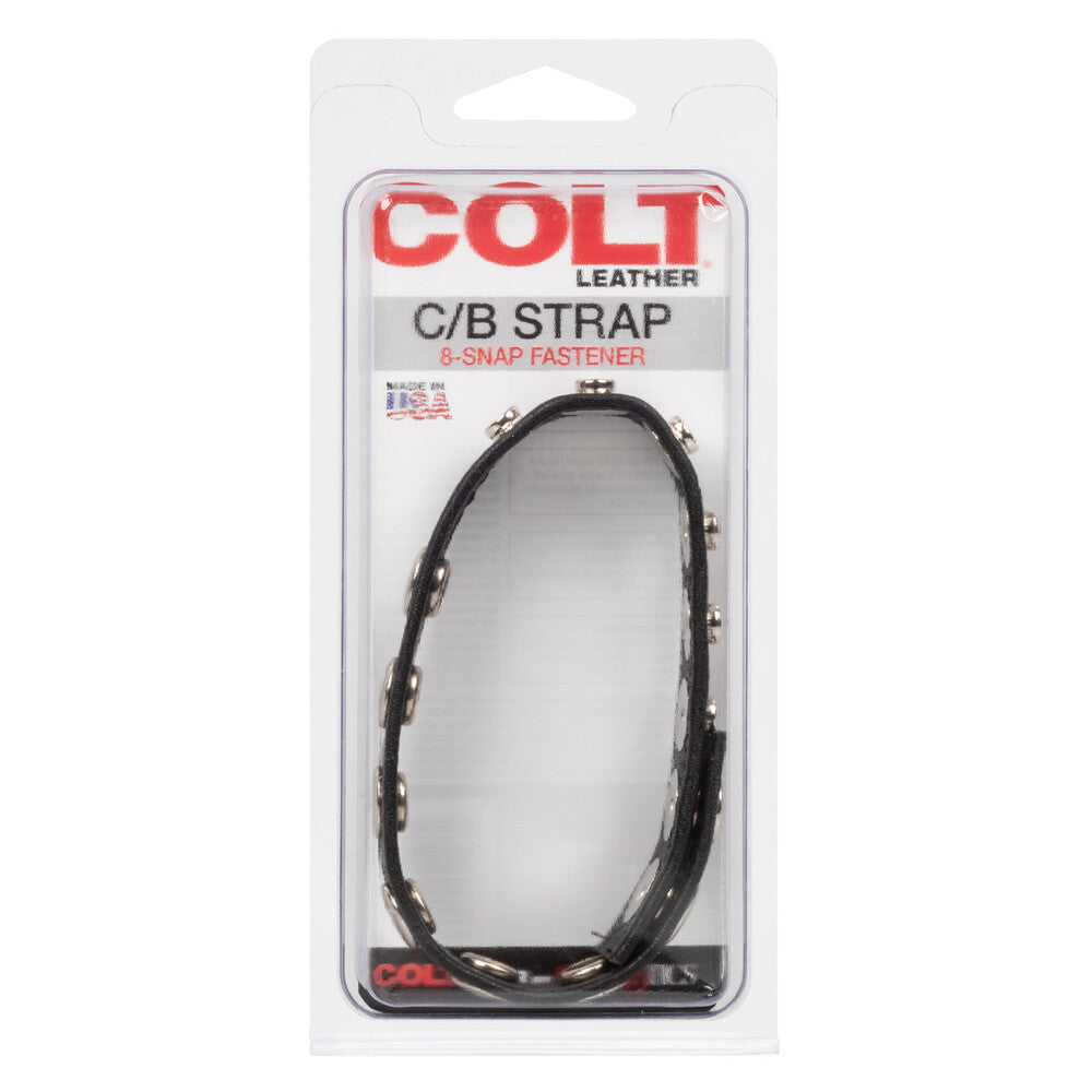 Colt 8 Snap Fastener Leather Strap – Luxury Leather Bondage Strap > Clothes > Mens Leather - Tophatter Daily Deals