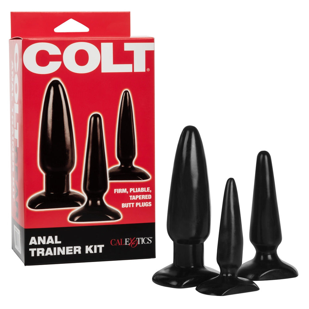 Colt Anal Trainer Kit – Three Graduated Size Butt Plugs > Anal Range > Butt Plug Kits - Tophatter Daily Deals