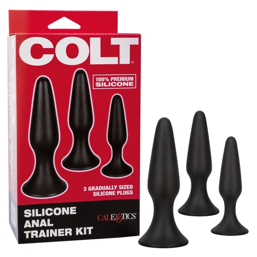 Colt Anal Trainer Kit – Silicone Graduated Anal Plug Set for Beginners > Anal Range > Butt Plug Kits - Tophatter Daily Deals