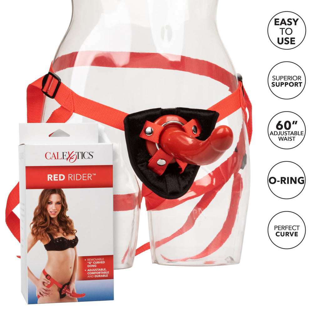 Sophias Red Rider (Red) Strap-On Dildo – Universal Harness Dildo > Dildos > Strap On Harnesses - Tophatter Daily Deals