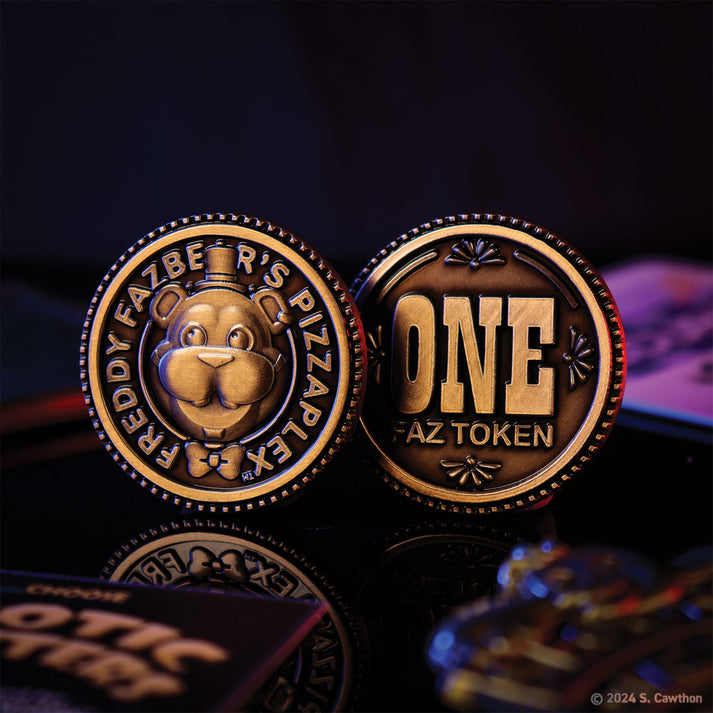 Five Nights at Freddy's – Official One Faz-Token Collectible Coin Replica Coin - Tophatter Daily Deals