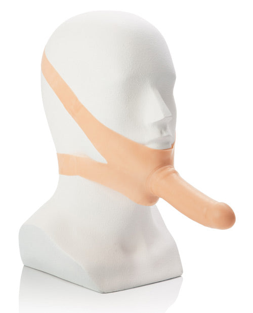 Accommodator Face Harness & Dildo Ivory Dildoes & Dongs - Tophatter Daily Deals