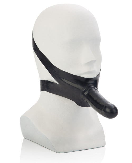 Accommodator Face Harness & Dildo Black Dildoes & Dongs - Tophatter Daily Deals