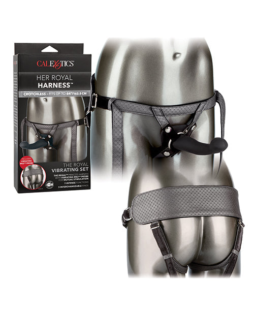 Her Royal Harness The Royal Vibrating Set Strap Ons - Tophatter Daily Deals