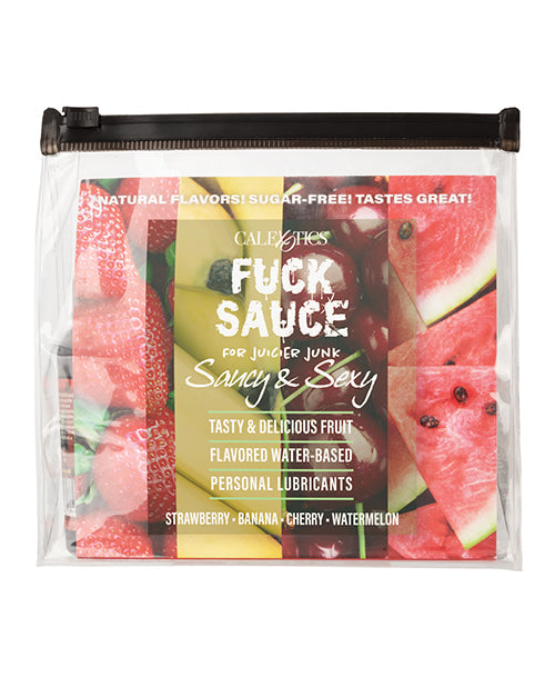 Fuck Sauce Flavored Water Based Personal Lubricant Variety Pack Personal Lubricants - Tophatter Daily Deals