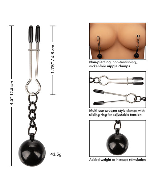 Nipple Grips Weighted Tweezer Nipple Clamps Nipple Clamps - Tophatter Daily Deals
