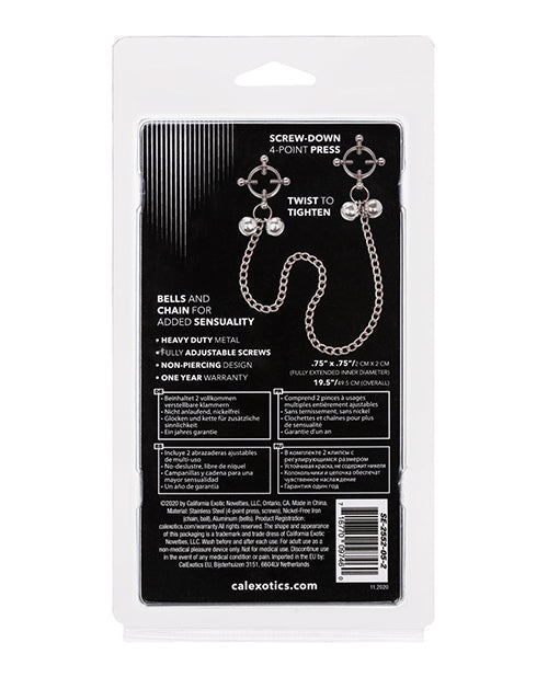 Nipple Grips 4 Point Nipple Press with Bells Nipple Clamps - Tophatter Daily Deals