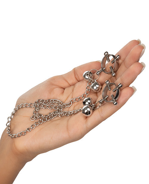 Nipple Grips 4 Point Nipple Press with Bells Nipple Clamps - Tophatter Daily Deals