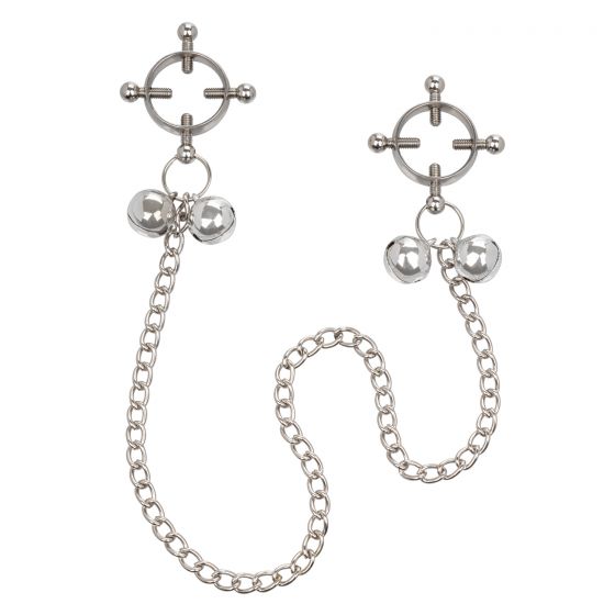 Nipple Grips 4 Point Nipple Press with Bells Nipple Clamps - Tophatter Daily Deals
