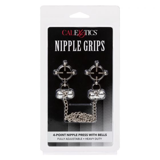Nipple Grips 4 Point Nipple Press with Bells Nipple Clamps - Tophatter Daily Deals