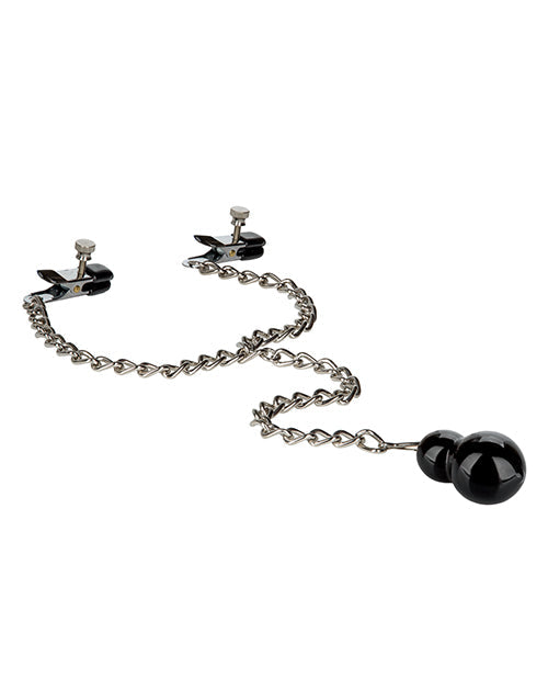 Nipple Play Weighted Dual Tier Nipple Clamps Nipple Clamps - Tophatter Daily Deals