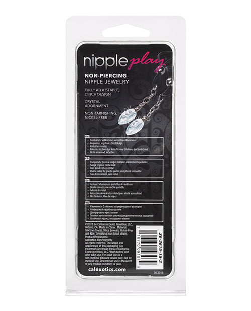 Nipple Play Non-Piercing Nipple Jewelry Teardrop Body Jewelry - Tophatter Daily Deals