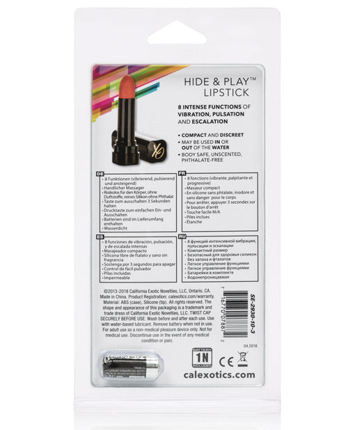 Hide & Play Lipstick Bullets - Tophatter Daily Deals