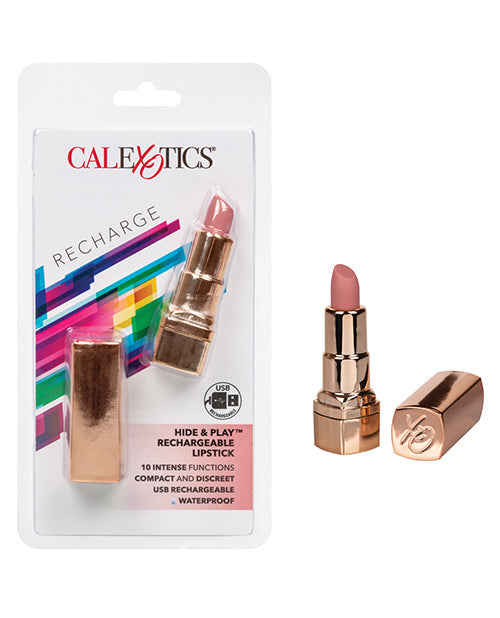 Hide & Play Rechargeable Lipstick Vibe Bullets - Tophatter Daily Deals