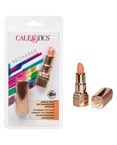 Hide & Play Rechargeable Lipstick Vibe Bullets - Tophatter Daily Deals