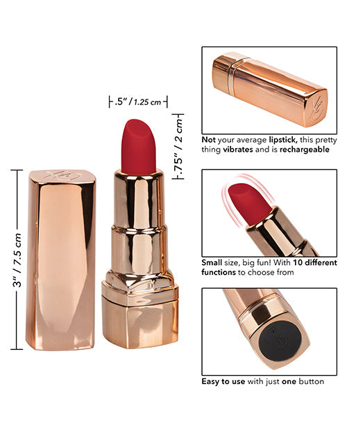 Hide & Play Rechargeable Lipstick Vibe Bullets - Tophatter Daily Deals